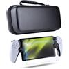 Head Case Designs Nero Custodia Rigida da Viaggio e Proteggi Schermo Compatibile con Sony PS5 Playstation PS Portal