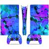YLMKMVLCZC Pelle Decalcomania Per PS5 Slim Skin Digital Edition Console E Controller Vinyl Cover Skins Wraps Resistente Ai Graffi Compatibile Con 38699 Avvolgimento Della Pelle