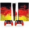 ASBVRJF Pelle Della Console Per PS5 Slim Skin Disc Edition Console E Controller Vinyl Cover Skins Wraps Resistente Ai Graffi Compatibile No Shrinkage Forte Adesione 37832 Pelli Avvolge Regalo