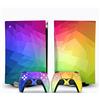GALSOR Protettivo Decal Skin Per PS 5 Disk Edition Console 2 Controller Vinile Cover Wraps Per PS5 Disc Version 48611 Senza Bolle E Senza Residui