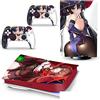 PDURMBUAB Nessuna Schiuma Nessuna Bolla Decal Skin Per PS 5 Disk Edition Console 2 Controller Vinile Cover Skin Wraps Per PS5 Disc Version 46466
