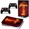 GALSOR Protettivo Per PS5 Skin Disc Edition Anime Console E Controller Vinile Cover Skin Wraps Per PS 5 Disc Version 43870 Senza Bolle E Senza Residui