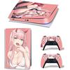 GALSOR Protettivo Per PS5 Skin Disc Edition Anime Console E Controller Vinile Cover Wraps Per PS 5 Version 21915 Senza Bolle E Senza Residui
