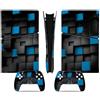 LNMLRBXEXZ Compatibile Con Adesivi Skin Per PS5 Slim Skin Disc Edition & Digital Console E Controller Vinyl Cover Skins Wraps Resistente Ai Graffi, Compatibile Con 51163 Avvolgimento(Disc Version)