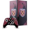 Head Case Designs Licenza Ufficiale West Ham United FC Colpo Spazzata Arte Pacchetto Console Da Gioco Wrap E Pelle Per Controller Compatibile con Xbox Series X