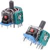 Tiiyee Arcade Joystick, 2 Pezzi 3D Joystick analogico Wireless Thumb Stick Parti di Ricambio per sensori Street Rocker Competition Style per Controller