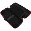 Generic Console e Accessori per Sacchetti, Console di Rivestimento Morbido e Accessori Che Trasportano una Doppia Custodia in Contanti con 24 Slot per Carte da Viaggio (rosso)