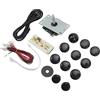 CHICIRIS Joystick Fai-da-Te Plug And Play Kit di Joystick in Metallo ABS Cavo USB Resistente alle Alte Temperature per Giochi per PC (Nero)