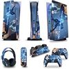 LNMLRBXEXZ Adesivo Skin 05211 Per PS5 Console Disc Edition & Digital Sticker Vinyl Decal Cover Per Ps5 Controller & Charging Station & Headset & Media Remote Decalcomania Per Cover(Disc Version)