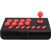 Yanmis Fight Stick, Controller di Gioco di Combattimento Wireless Bluetooth con Programmazione Turbo Macro, Joystick di Combattimento Ergonomico per iOS, per Android, per per