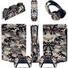 GALSOR Protettivo Per PS5 Console Disc Edition & Digital Sticker Vinyl Decal Cover Per Ps5 Controller & Charging Station & Headset & Media Remote 29369 Senza Bolle E Senza Residui(Digital Edition)