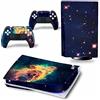 PDURMBUAB Nessuna Schiuma Nessuna Bolla Per PS5 Skin Disc Edition & Digital Console E Controller Vinyl Cover Skins Wraps Resistente Ai Graffi, Compatibile Con 359017(Disc Version)