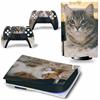 PDURMBUAB Nessuna Schiuma Nessuna Bolla Per PS5 Skin Disc Edition & Digital Console E Controller Vinyl Cover Skins Wraps Resistente Ai Graffi, Compatibile 272941(Digital Edition)