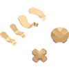 Annadue Kit Pulsanti D-Pad in Metallo, 4 Pezzi di Levette Trigger e 2 Parti di Ricambio D-Pad Intercambiabili per Series 2/per Wireless Controller