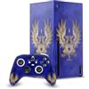 Head Case Designs Licenza Ufficiale EA Bioware Dragon Age Grigio Custodi Oro Heraldry Pacchetto Console Da Gioco Wrap E Pelle Per Controller Compatibile con Xbox Series X