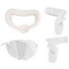 Mtlavishness Copertura in Silicone 4 in 1 per VR Include Copertura per Viso Cuscinetto per Viso Copertura per Obiettivo e Impugnature per Controller Adatta a 2 Made in Silicone Ecologico e Inod