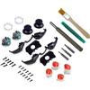 Onyehn - Set di 2 levette di ricambio per joysticks, colore nero, per paraurti LB RB (con pulsanti ABXY e kit di riparazione cacciavite T6 T8) compatibile con controller Xbox One Elite