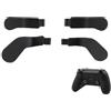 Alovexiong 4 palette in metallo Elite 2 per controller Xbox One Elite 2, Xbox One Elite Series 2, pagaie di ricambio in acciaio inox per controller Xbox One Elite/Elite Series 2/Elite 2 Core (nero)