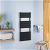 Parama Termoarredo scaldasalviette 1200x500 nero opaco interasse 450 | Sirio