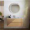 Parama Mobile bagno sospeso 120 cm due cassetti sabbia opaco con lavabo | Ardenne