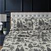 Tribeca Living MTOILSHEETQUCG - Set di lenzuola con tasca profonda, per letto matrimoniale, motivo cervo, colore: carbone