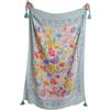 Appletree Style - Coperta con nappe, 130 x 180 cm, colore: carta da zucchero