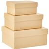 Papermania Docrafts, scatole matrioska Rettangolo Brown