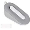 Luxvara Fermaporta in Silicone,Cuneo Fermaporta per Pavimento,Antiscivolo Antigraffio Ferma Porta da Pavimento,Cuneo Bloccaporta con Ripiano Portaoggetti per Tutti I Pavimenti,Per Balcone, Bagno, Ufficio
