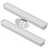 ZYFH8992 2Pcs Tiretti nascoste in Lega di alluminio Maniglia ribaltabile Pomello per cassetti tirettiera incasso per porta scorrevoli a scomparsa Maniglione Armadio invisibile Cucina (165mm,bianco)