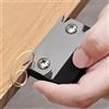 NECAMOCU Taglierina per bordi - Mini tagliabordi e taglierina, con lama in acciaio inox, per la lavorazione del legno, strumento di rifilatura durevole per legno, impiallacciatura, PVC, ABS