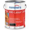 Remmers Vernice trasparente HK ebano, 5 litri, vernice trasparente decorativa premium per esterni, tripla protezione del legno con impregnante + fondo + finitura, protezione del legno da umidità e raggi