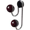 Nybhyjka Appuntamento magnetico in metallo, ganci a magnete per cabina da crociera - Gancio di armadietti magnetici girevoli - Appuntamento per cappotto extra forte, magnete decorativo per il supporto