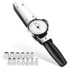 NEWTRY Chiave dinamometrica a quadrante 0,3-3 N.m con set di prese 4-14mm, coppia di precisione 1/4 pollice dinamometro