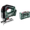 metabo STB 18 LT 130 BL 601055840 - Sega a batteria senza spazzole, con custodia, senza batteria, senza caricatore