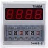 Kuuleyn Volt Timer Switch, 12V / 24V / 380V Ritardo programmabile Timer relè 0.1S-99H 8 pin per DH48S-S(24VAC / DC)