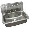 TGN Tuganna Lavello da parete in acciaio inox 367x495x325