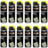 VIRSUS 12 Bombolette Vernice spray Tracciante Maker da 500ml con valvola a 360° per Uso Professionale e Domestico, per Asfalti, Muri e Legno, Essiccazione Rapida (giallo fluorescente)