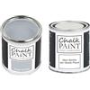 Chalk PAiNT PAINT EVERYTHING CHALK PAINT EVERYTHING Grigio Freddo & CERA - Kit Pronto Vernicia e Proteggi (250 ml + 250 ml)