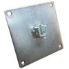 Dieffematic Staffa Ancoraggio Motore Tubolare Tapparella - Supporto Quadro Piatto 100x100 mm con Attacco 10x10 mm Universale