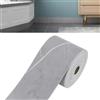 IGTOPS Bordo autoadesivo, 10 cm, bordatura da parete autoadesiva, in PVC, flessibile, impermeabile, decorazione per soggiorno, camera da letto, 10 cm x 5 m, colore grigio marmo