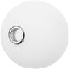 iplusmile Paralume a Sfera in Acrilico Bianco per Lampada da Soggiorno, Paralume Decorativo e Protettivo, Sostituzione Facile per Lampadari a Sospensione