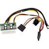 FIGGRITID Modulo di Alimentazione DC-ATX 120W 24 Pin Switch Pico PSU Auto Mini ITX Modulo di Alimentazione DC-ATX Ad Alta Sostituzione ITX