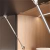 Hevolus Pistone a Gas KRABY rialza Originale Italiana Ferramenta LIVENZA- Asta FRIZIONATA L.164, 244, 355, 480 per Ante Cucina e Living - Ammortizzatore per Mobili e Pensili Lift up spring (L.244 mm 60N)