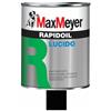 Max Meyer Rapidoil, Smalto Lucido Universale per Ferro e Legno, Resistente agli Agenti Atmosferici, Buon Potere Coprente, Multisupporto, 13-16 mq/l (Nero Intenso RAL 9005, 0,75 Litri)