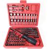 topolenashop Set Inserti Avvitatore Cacciavite Adattatori 122 Pezzi Punte Torx Stella Taglio Cacciaviti Giravite Con Prolunga In Valigetta