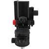 ViaGasaFamido Staffa Regolabile 360° con Adattatore di Livello, Supporto Girevole a L per Montaggio a Parete o Soffitto, Asta Telescopica e Testa della Culla, Accessorio Universale per Staffe