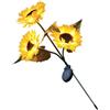 Hyuduo Luce Solare Girasole 24 LED Caldi Elegante Decorazione da Giardino con Atmosfera Romantica per Cortile Esterno