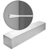 Orac Decor Orac Cornici parete P8030-box-8 200 cm x 1,7 cm x 4,1 cm Poliuretano espanso rigido primerizzato 8 cornici / 16 m