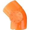 generico Curva 45° con tappo ispezione in pvc (Ø100 sinistra)