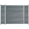 PEBSHOP ZANZARIERA A TELAIO ESTENSIBILE MULTIDIREZIONALE BIANCO (Misura 70 x 100-192 cm.)